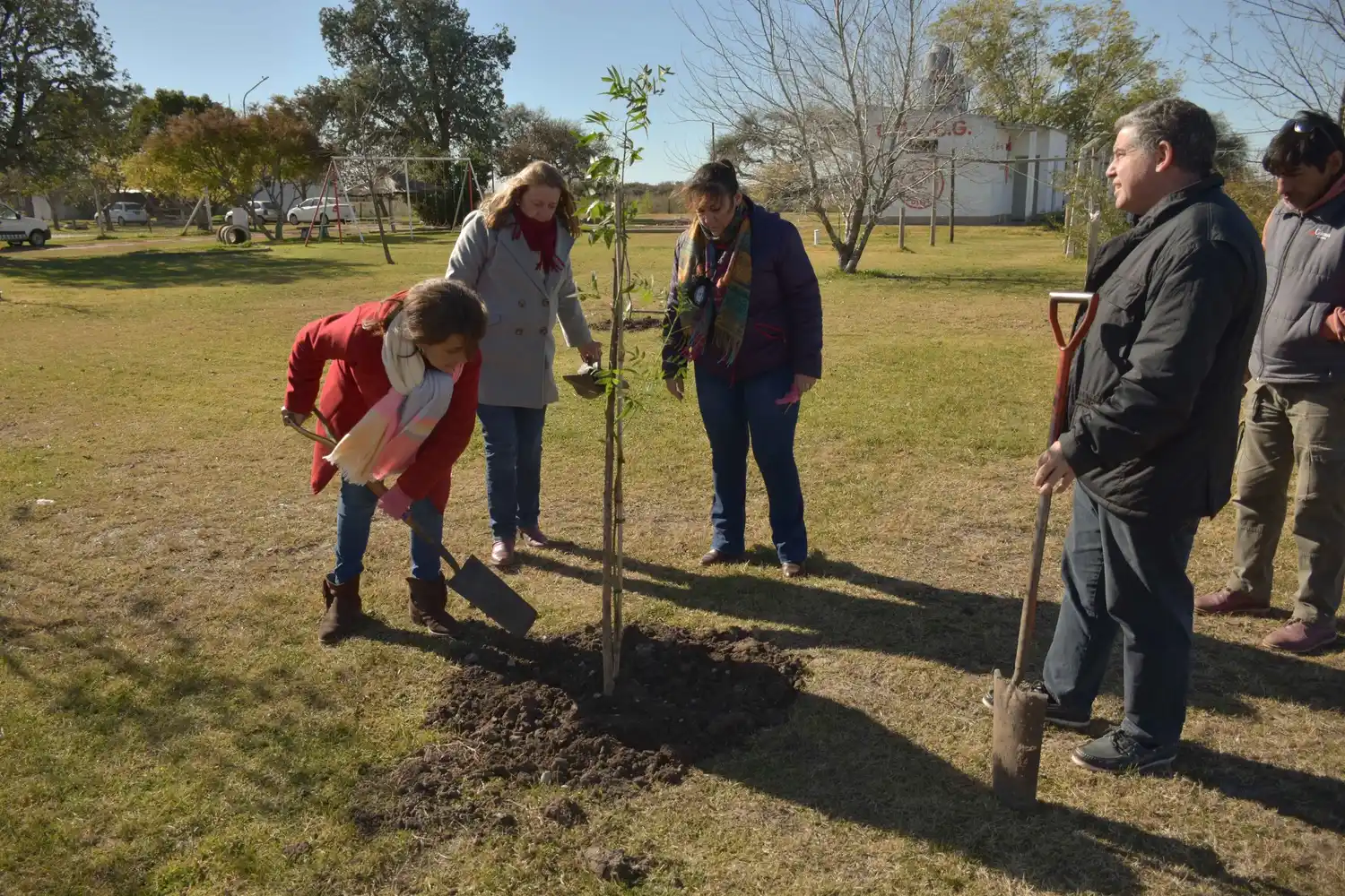 Llevan adelante el Programa “Un Árbol para Tu Club o Institución”