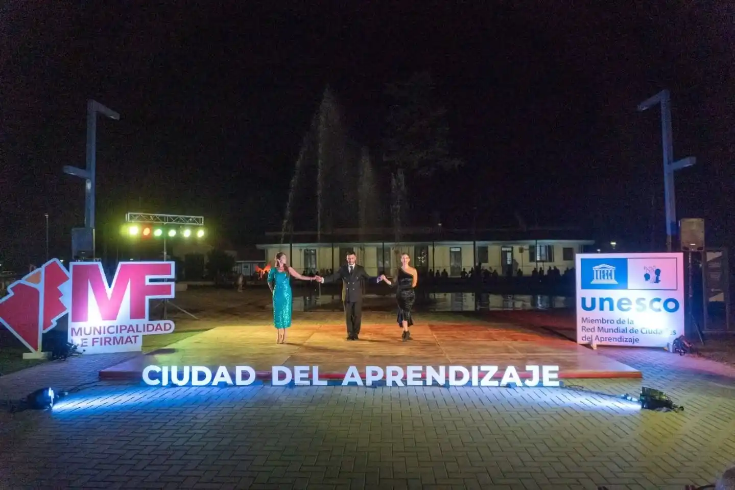 El tango, como patrimonio cultural,  fue el eje del festejo firmatense. Foto: Municipalidad de Firmat.