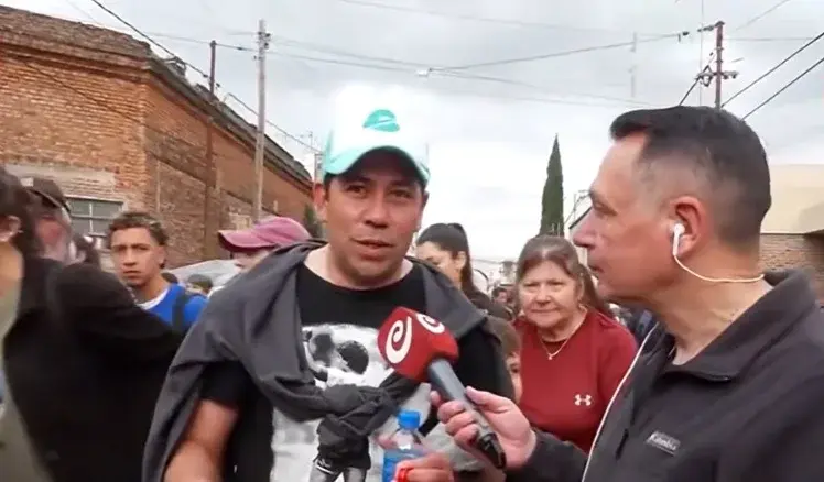 Lo operaron por una peritonitis, sobrevivió y volvió a Luján: "Vengo agradecer porque me salvé gracias a la Virgen"
