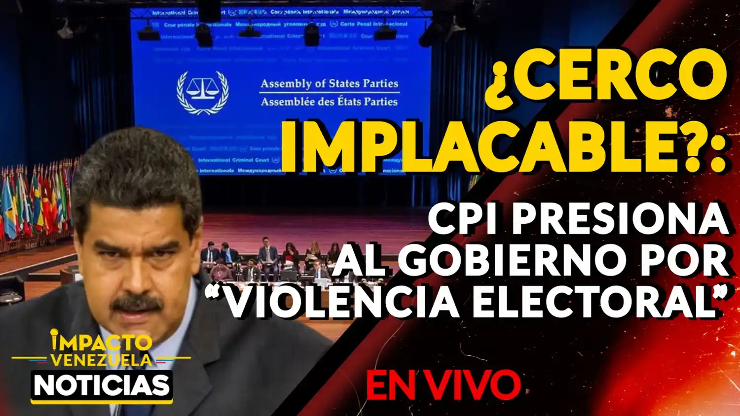 ¿CERCO IMPLACABLE? CPI presiona al Gobierno «por violencia electoral» – VIDEO