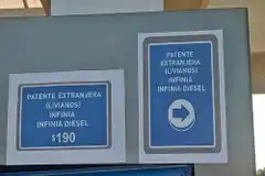 Estaciones de servicio de Concordia cobran precio diferenciado a vehículos con patente extranjera