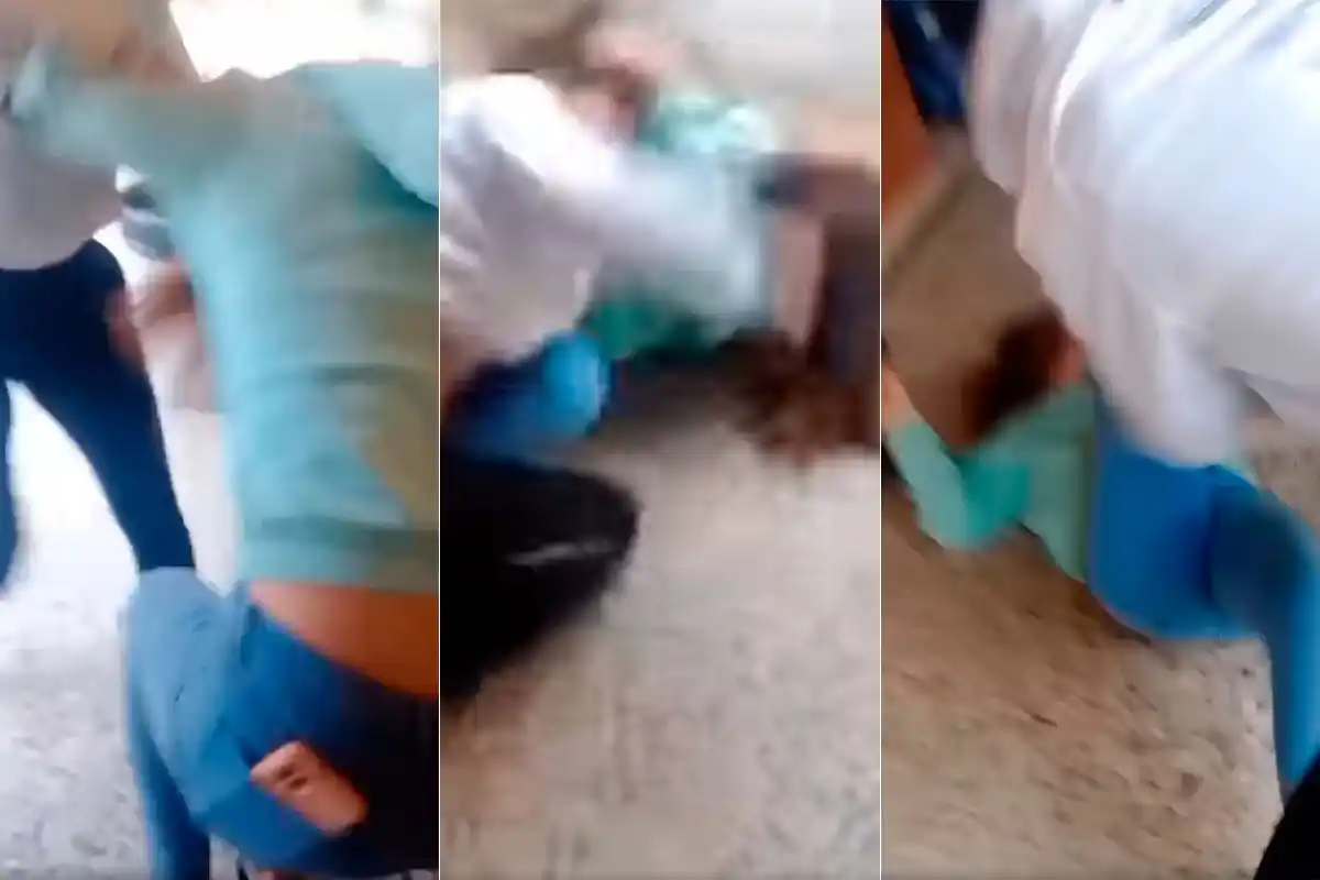 Dos estudiantes golpearon a otra en una escuela: las tuvo que separar la directora