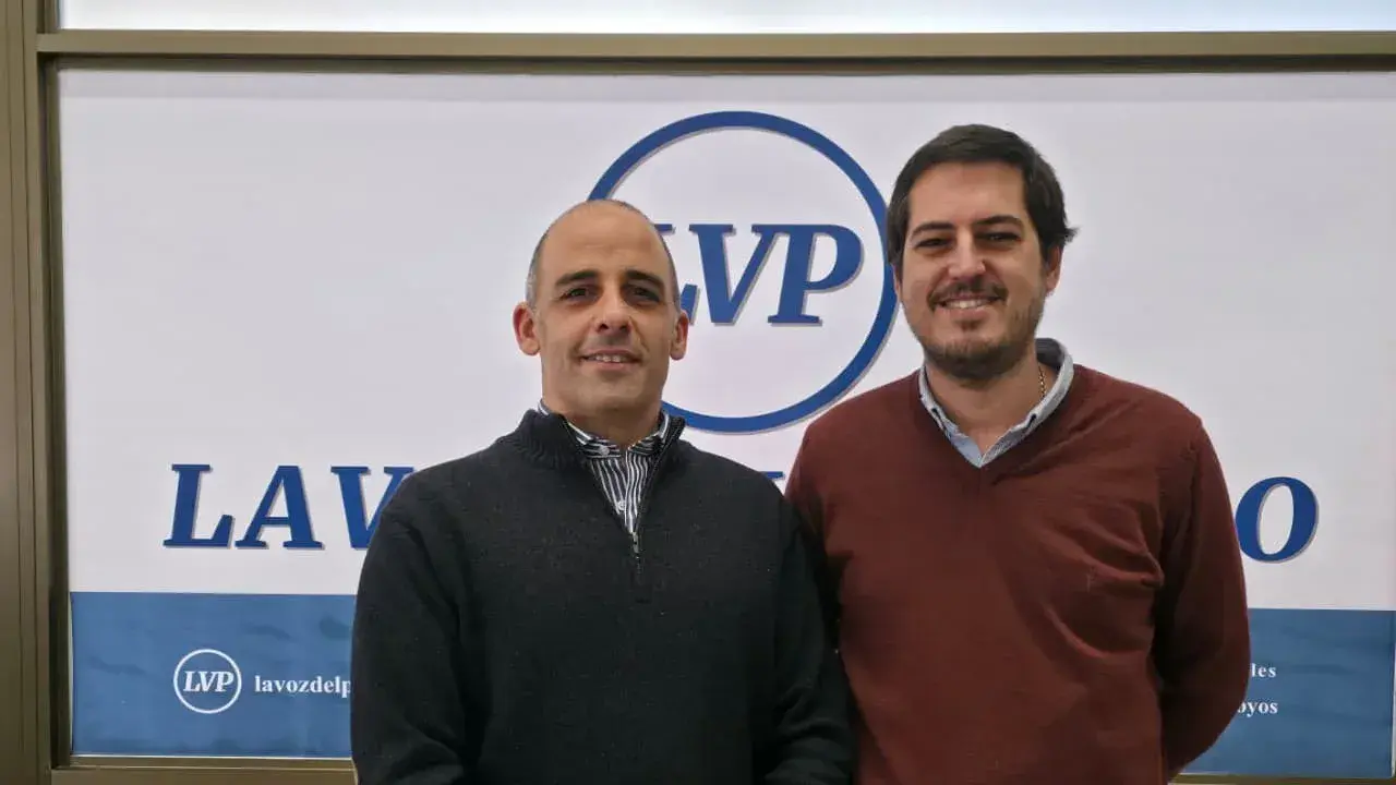 Alejandro Mohamed, coordinador general de la EATA, y Sebastián Villar