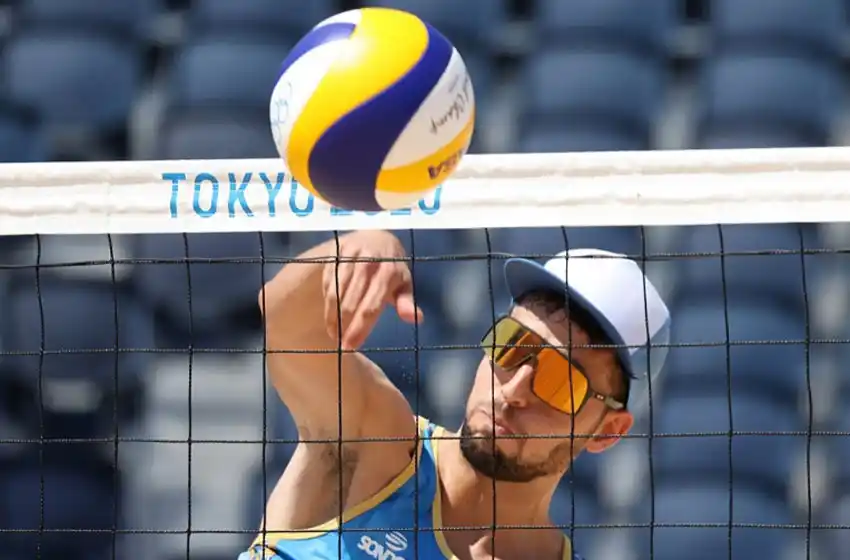 Beach volley: el rosarino Nicolás Capogrosso y Julián Azzad cayeron ante la dupla neerlandesa