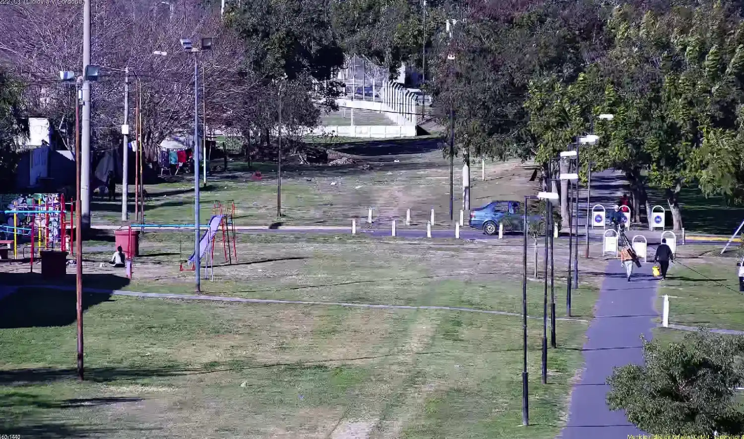 Domo instalado en ciclovia barrio fatima calle cordoba 360 muni rafaela cemu centro de monitoreo urbano - 2