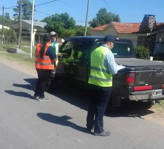 Operativo de tránsito en Carbó