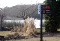 Colocaron carteles en la zona del Lago para informar sobre el cuidado y respeto a la fauna silvestre