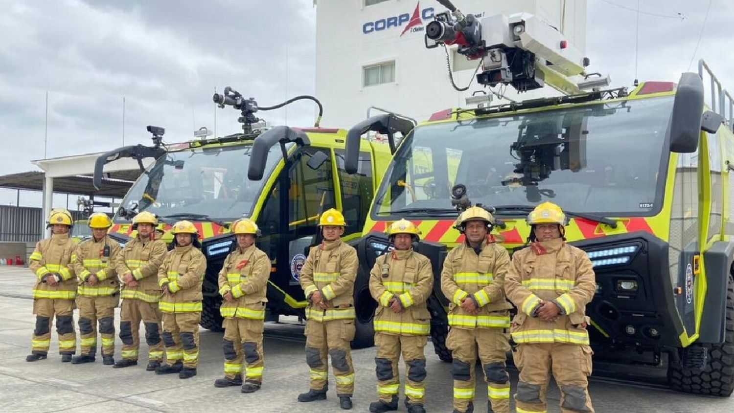 Aeropuertos del Perú renueva su flota de autobombas con 11 vehículos NAFFCO