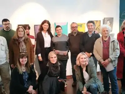 Gualeyos participaron del Cierre del Cuarto Salón de Artistas Plásticos en Bs As
