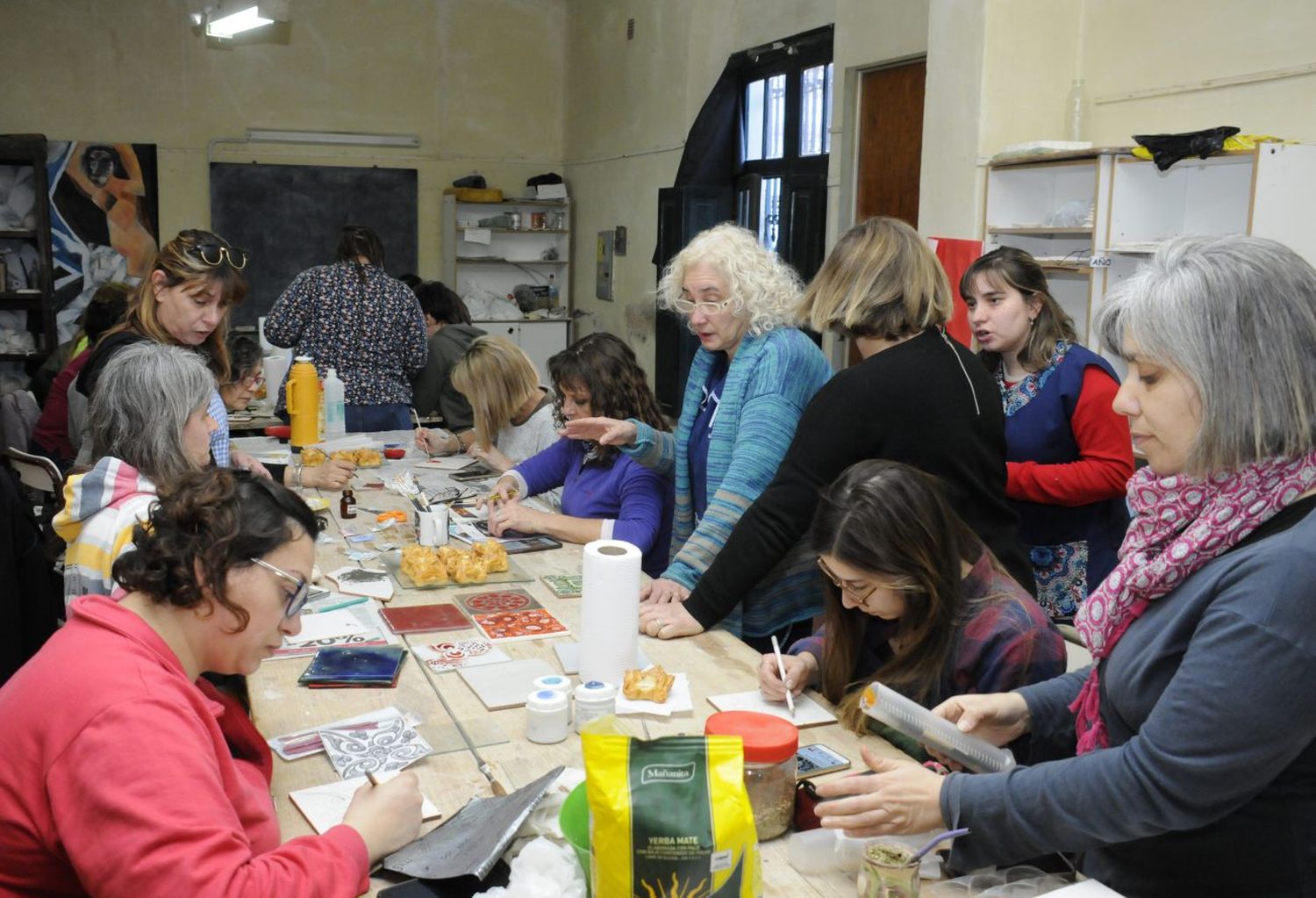 La Escuela de Cerámica prepara 2 mil azulejos para las escalinatas de Villa Italia