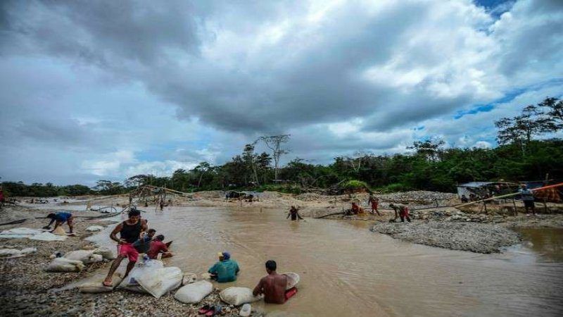 Arco Minero la destrucción del ambiente: 1.684 puntos de minería ilegal en cuatro ríos de Bolívar
