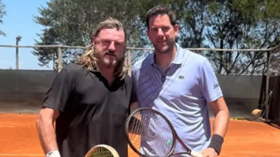 Solomun y Del Potro, un cruce de amistad y tenis