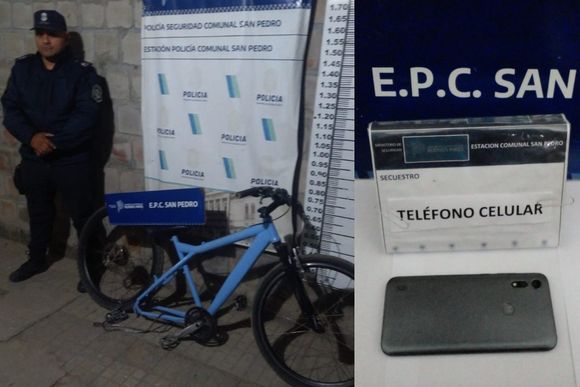 Recuperaron bicicleta y celular robados a un nene de 11 años en la vía pública