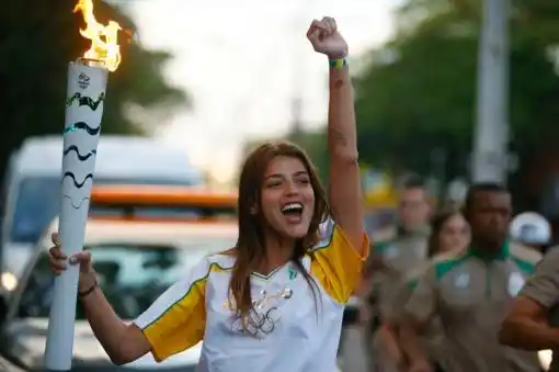 Calu Rivero les respondió a las críticas por llevar la antorcha olímpica