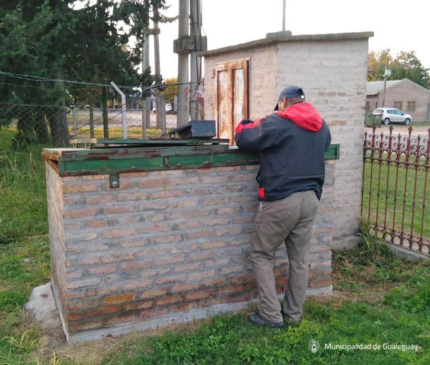 Trabajos de la Dirección de Obras Sanitarias