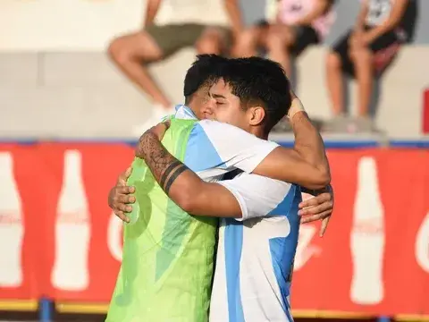 Argentina venció 3 a 0 a Alboraya y el miércoles jugará la final del certamen.