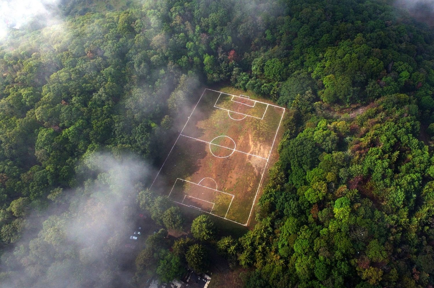 Se trata de un torneo de la Liga de Aficionados de Santa Cecilia, un pueblo  en las afueras de la CDMX.