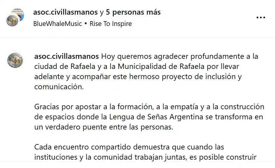 Taller Lenguaje de Señas