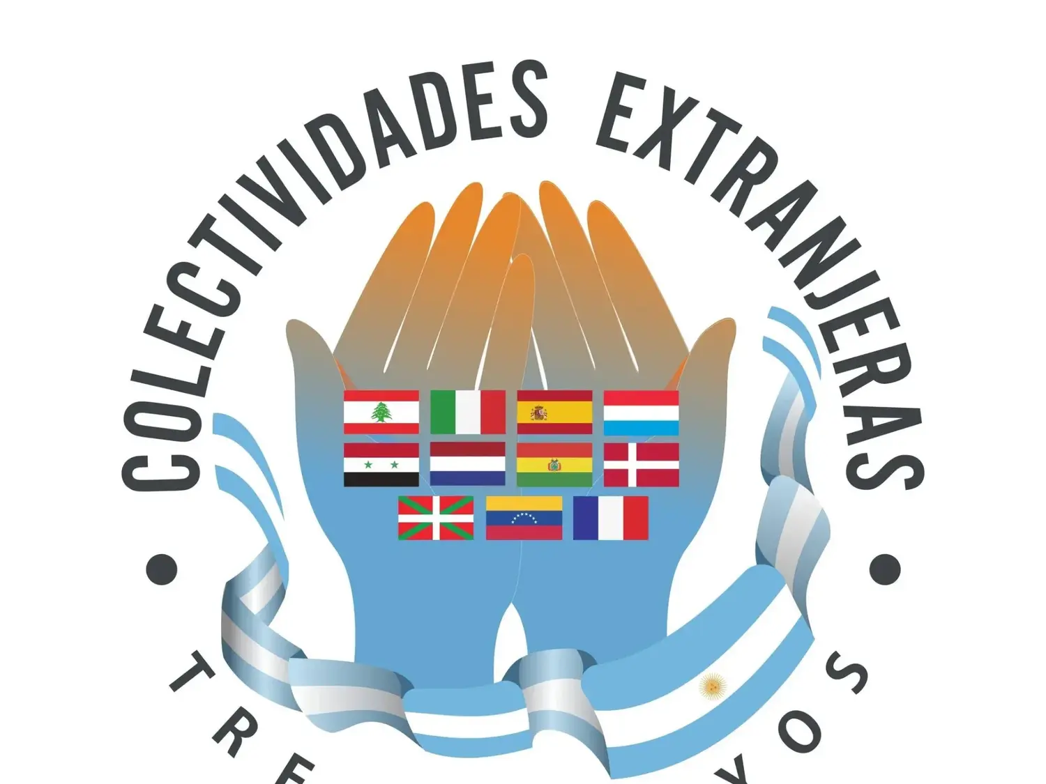 El logotipo de las Colectividades Extranjeras