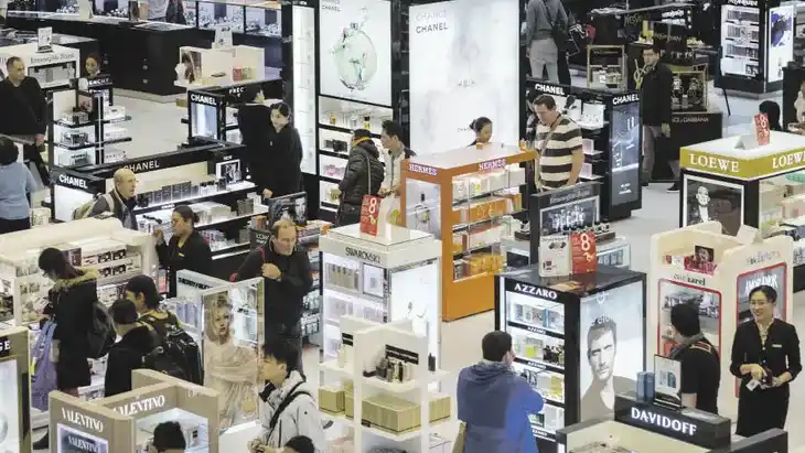 Free shops.