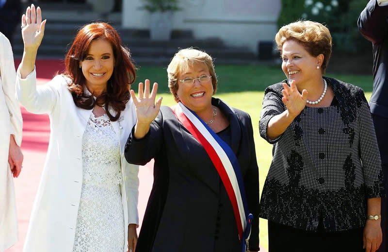 UNLa distinguió a Cristina Fernández, Dilma Roussef y Michelle Bachelet