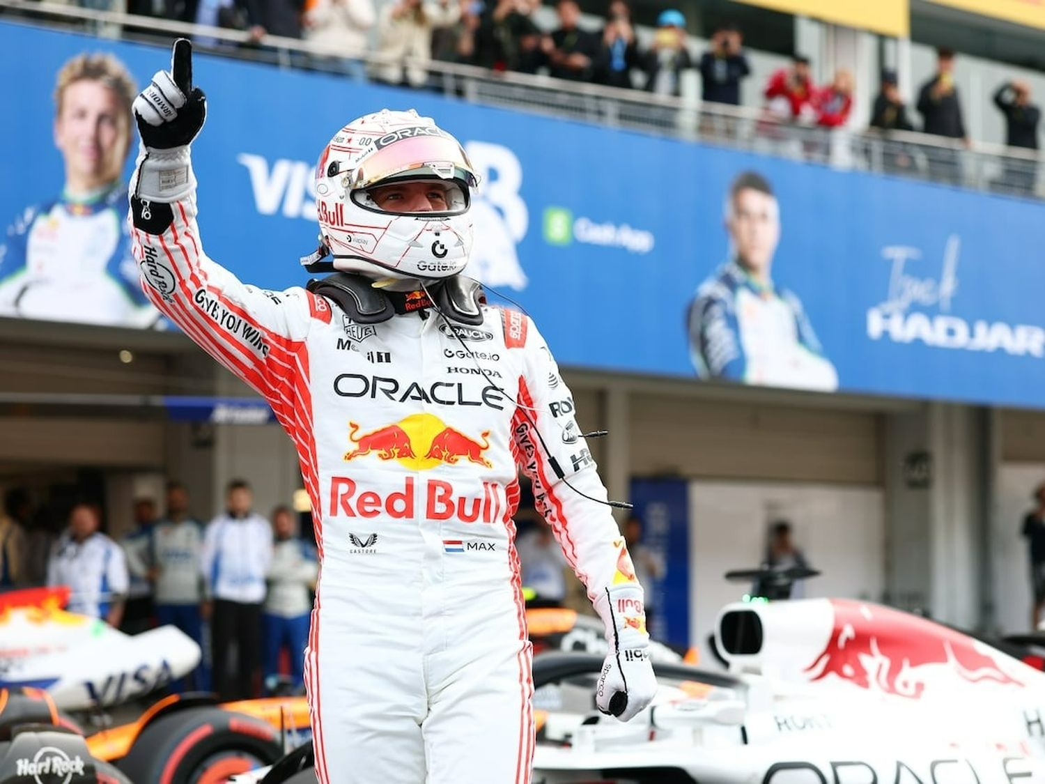 Verstappen logró su primera pole del año