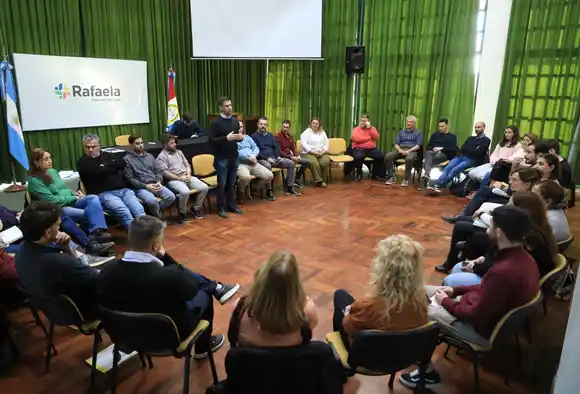 El intendente Viotti encabezó una reunión de gabinete