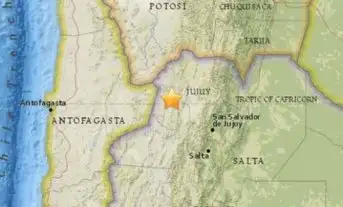 Un sismo de gran magnitud sacudió el noroeste del país