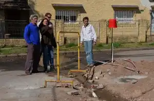 Arrecifes: Intendente supervisó trabajos de instalación de cloacas