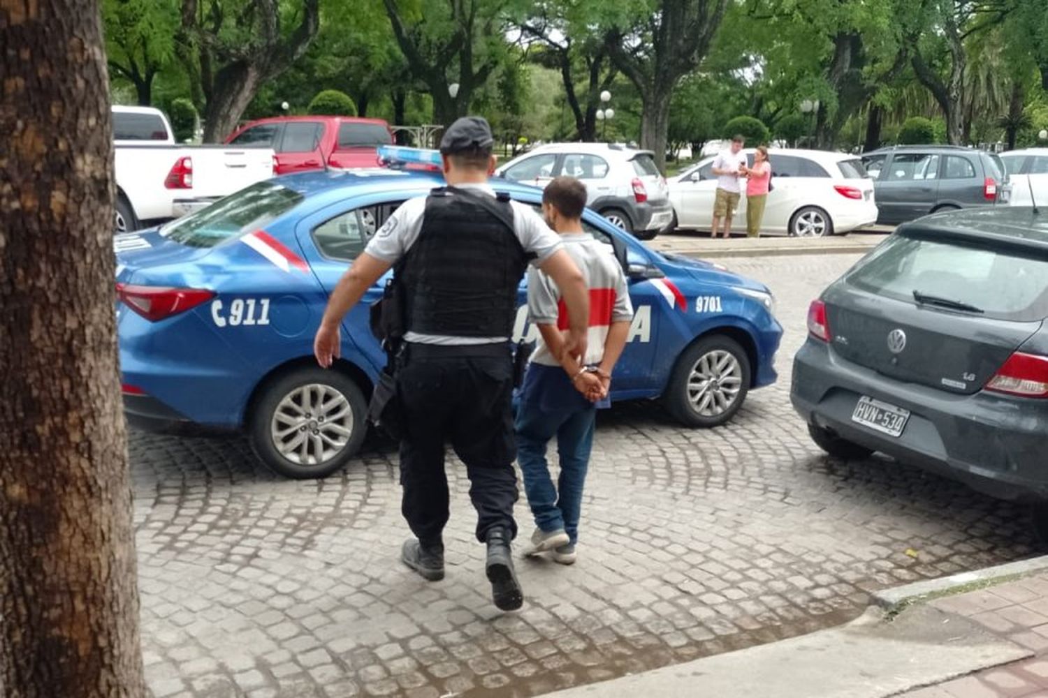 Por robar en un supermercado céntrico, terminó detenido