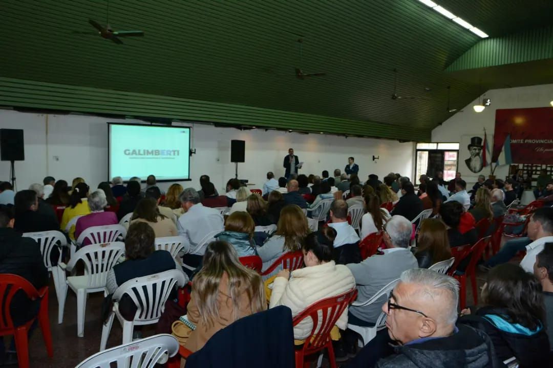 Galimberti afirmó que tendrá “representantes en todos los pueblos y ciudades”