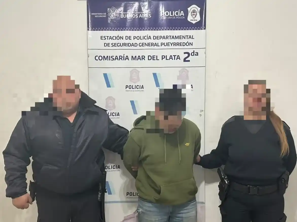 Aprehendido tras ser sorprendido robando dentro de un auto en la zona de Plaza Colón
