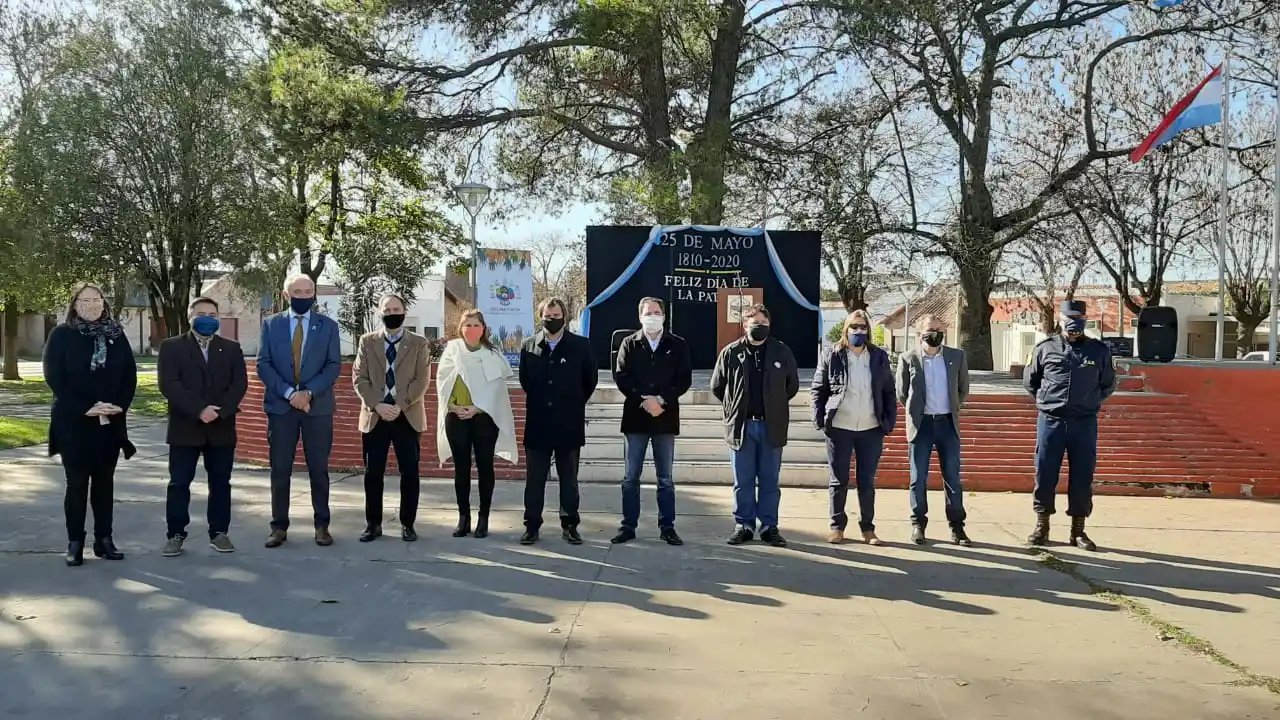 Larroque conmemoró la Revolución de Mayo de manera especial