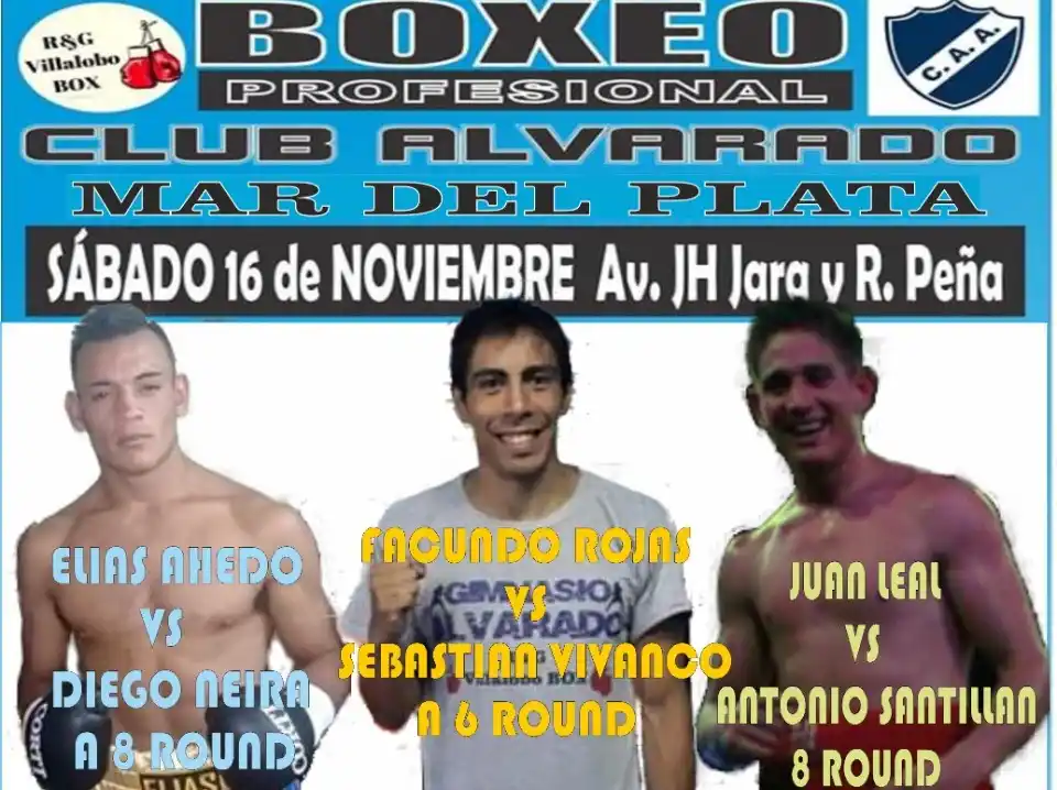 Noche de Box y Kickboxing en Alvarado