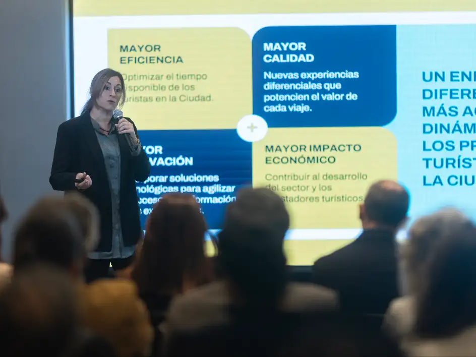 Oportunidad. Eugenia Wehbe, directora del Ente de Turismo de la Ciudad.