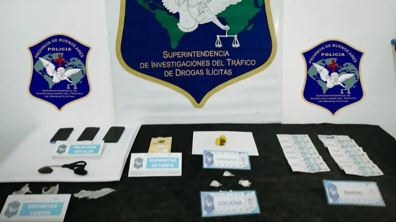 Aprehendieron a tres personas por narcomenudeo y secuestraron drogas en De la Garma