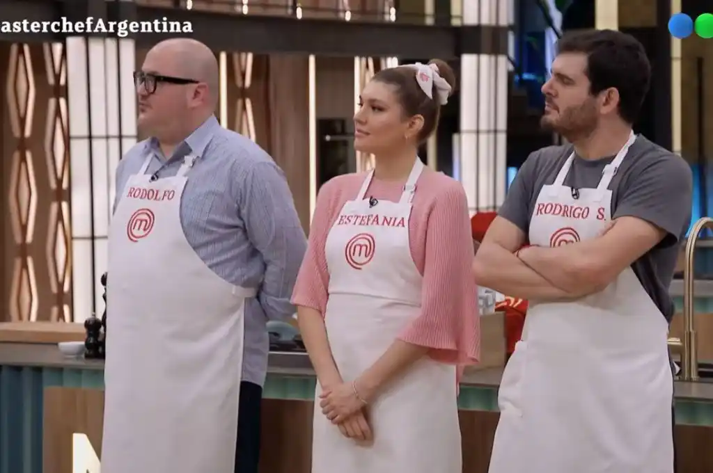 Rodolfo, Estefanía y Rodrigo