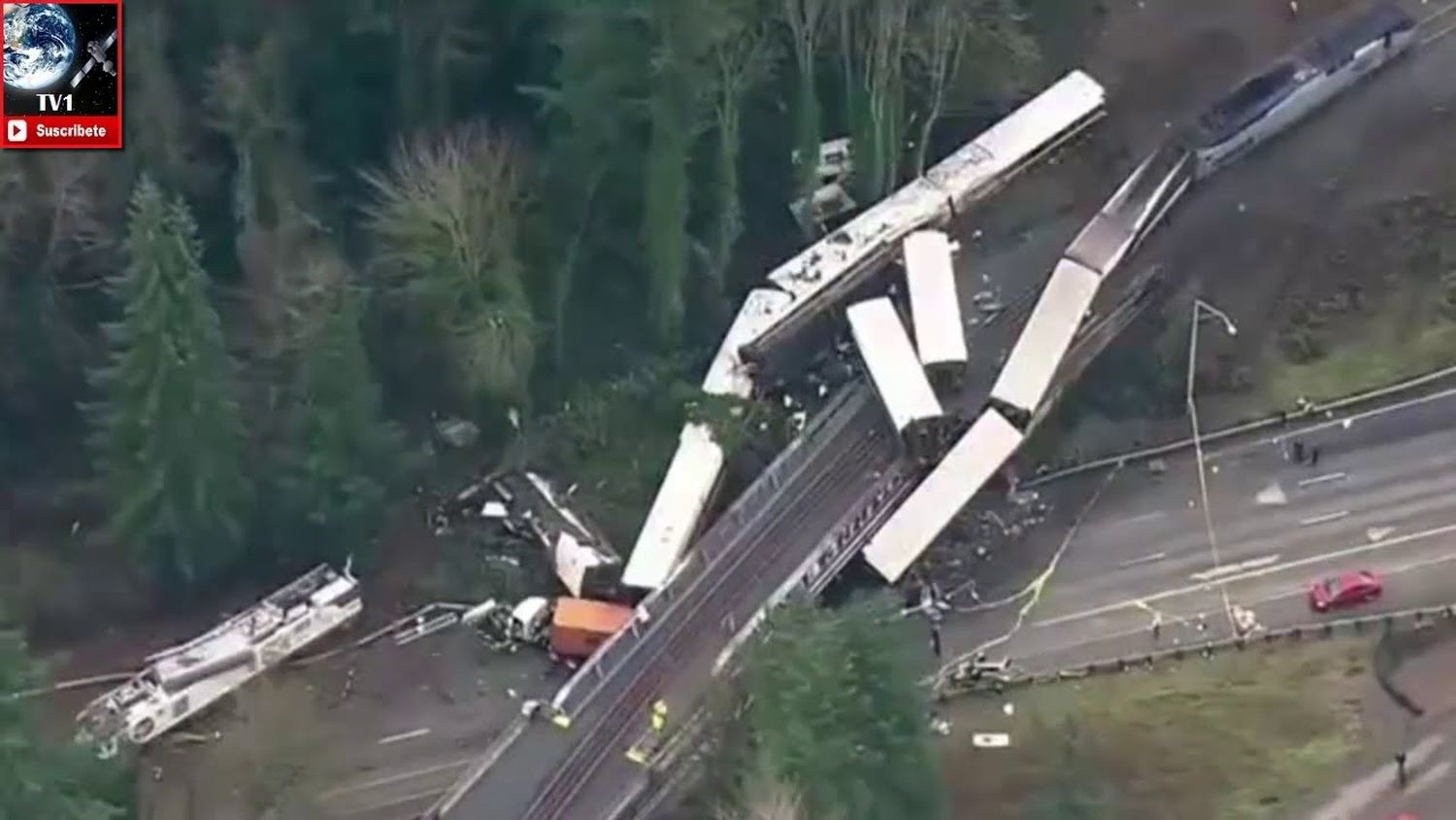 Estados Unidos: el tren que se descarriló superaba la velocidad permitida