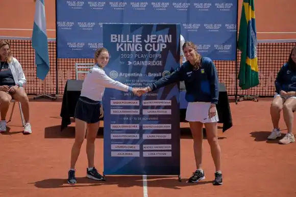 Argentina - Brasil por la Copa Billie Jean King