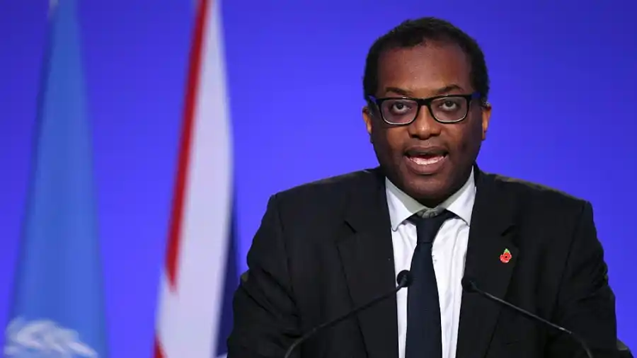 Kwasi Kwarteng, ministro de Finanzas británico.