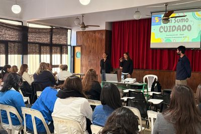 Docentes participaron de una capacitación para el abordaje de consumos problemáticos