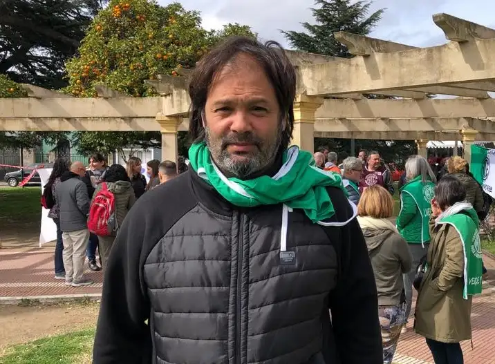 Hernán Gasparini, secretario general de ATE seccional Tandil.