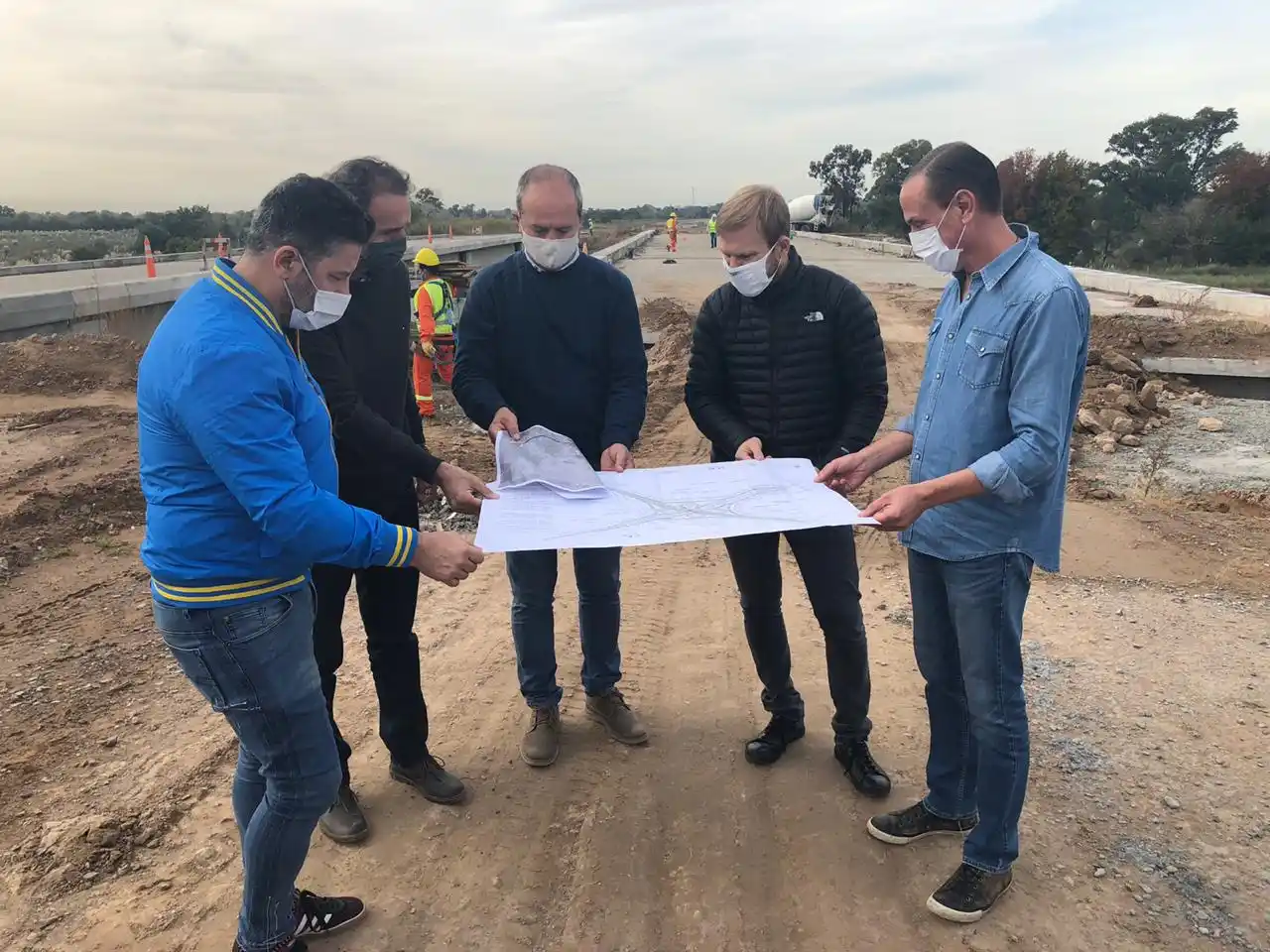 Reactivaron las obras de extensión de la Autopista Camino del Buen Ayre, que une 12 municipios