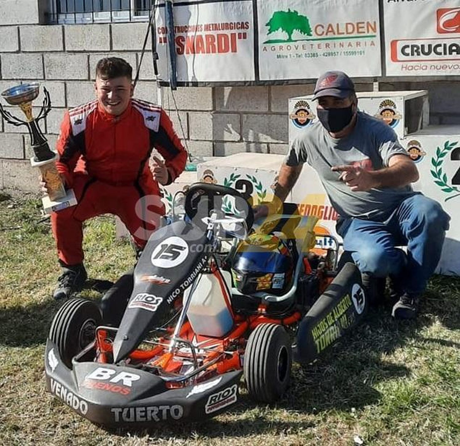 Nicolás Torriani ganador en 150 Promocional en Laboulaye