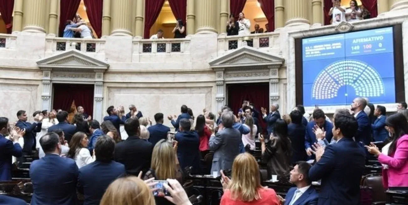 Diputados aprobó el proyecto que baja la edad de imputabilidad a 14 años con 149 votos a favor