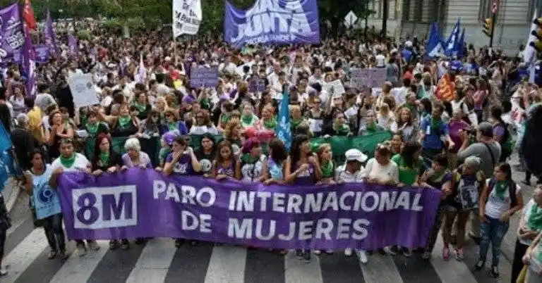 Este lunes 8M habrá marchas en todo el país