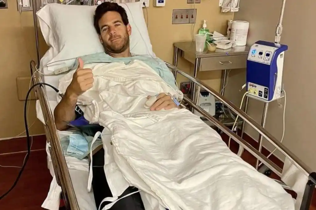 “La definitiva”, publicó Del Potro luego de una nueva operación en la rodilla