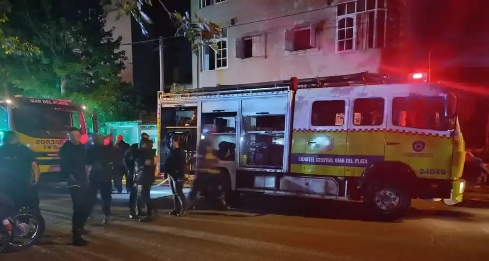 El lugar del incendio