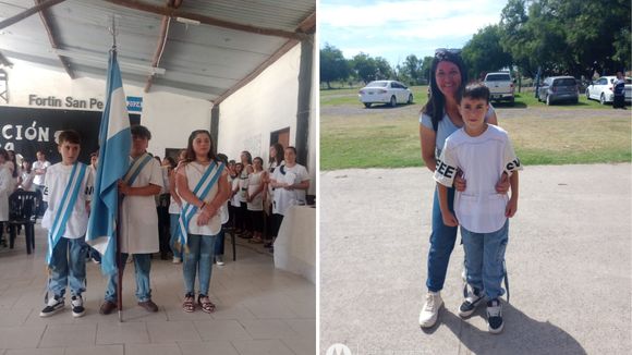 Felicito a mi hijo Luan, primer escolta