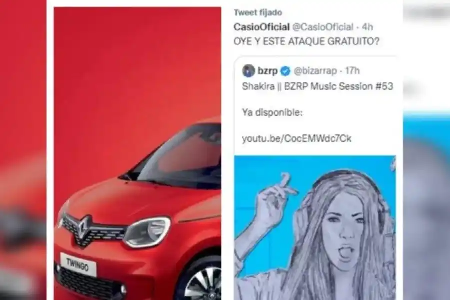 ¡Lo que faltaba! Renault y Casio le respondieron a Shakira